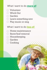 lifestyle goals for seniors